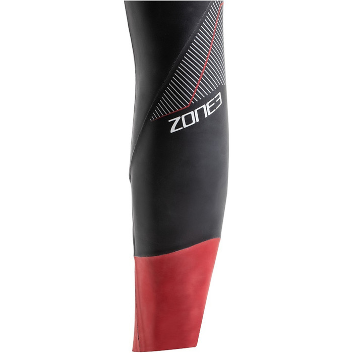 2024 Zone3 Mnner Aspire Rckenreiverschluss Swim Neoprenanzug WS22MASP101 - Black / Red